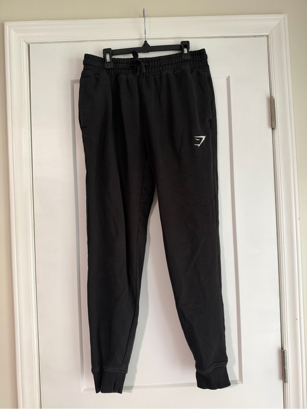 Gymshark Men’s Black Joggers with Logo